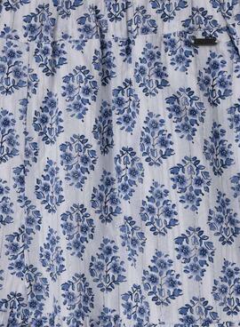 Kurze Hose Pepe Jeans Sophie blau für Mädchen.