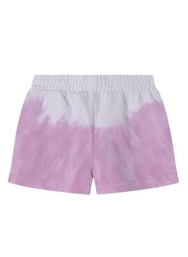 Kurze Hose Pepe Jeans Amy rosa und weiß für Mädchen