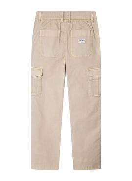 Hose Pepe Jeans Junior in Beige für Jungen