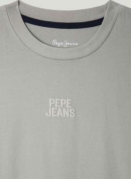 T-shirt Pepe Jeans Charles Grau für Jungen.