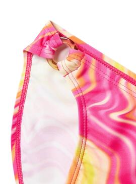 Bikini Name It Zelia mit rosa Muster für Mädchen.