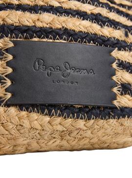 Tasche Pepe Jeans Fiona in Natur- und Schwarz für Frauen