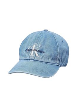 Kappe Calvin Klein Jeans Monogramm Denim für Frauen
