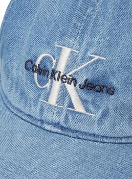 Kappe Calvin Klein Jeans Monogramm Denim für Frauen