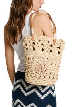  Geldbörse Pepe Jeans Enid aus Raffia für Frauen