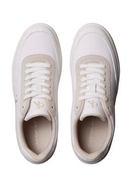 Sneaker Calvin Klein Classic Cupsole weiß für Herren.