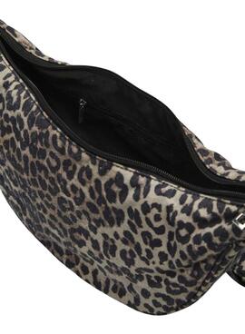 Bauchtasche Pieces Manda Leopardenmuster für Frauen