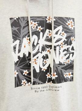 Sweatshirt Jack and Jones Hawaii Shape grau für Männer