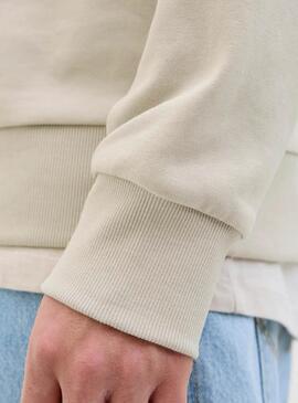 Sweatshirt Jack and Jones Hawaii Shape in Beige für Herren.