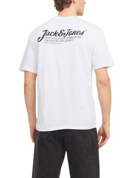 T-shirt Jack and Jones Beau weiß für Herren