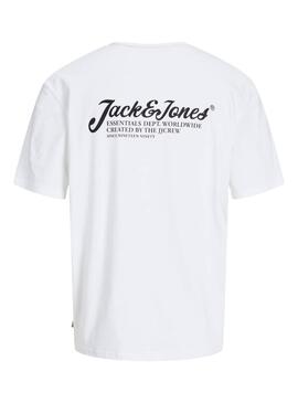 T-shirt Jack and Jones Beau weiß für Herren