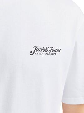 T-shirt Jack and Jones Beau weiß für Herren