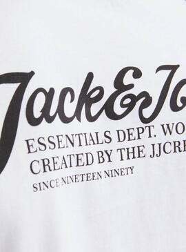 T-shirt Jack and Jones Beau weiß für Herren