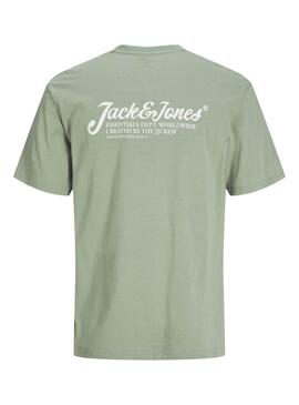 T-Shirt Jack and Jones Beau in Grün für Männer