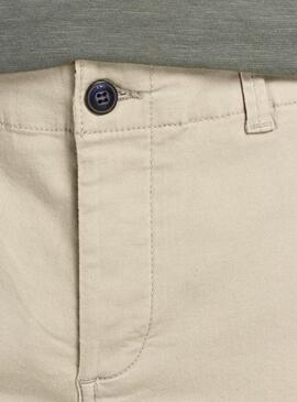 Bermudas Jack und Jones Dave in beige für Männer.