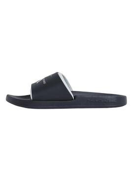 Sandalen Calvin Klein Jeans Slide Monogram schwarz für Männer