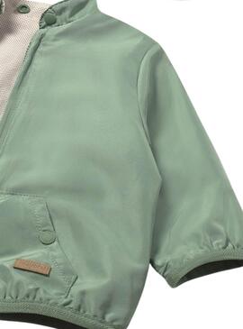 Wende-Windjacke von Mayoral in Grün für Babys