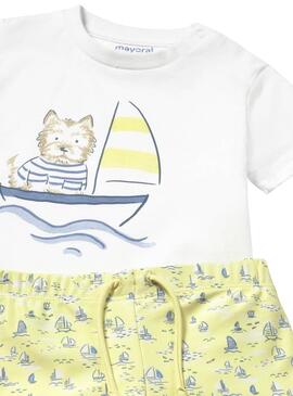 Badeanzug Mayoral T-Shirt Sorbet gelb Baby
