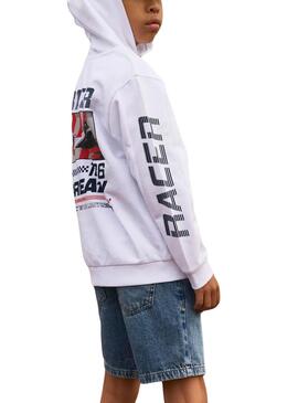 Sweatshirt Name It Hepaw Regular weiß für Jungen.
