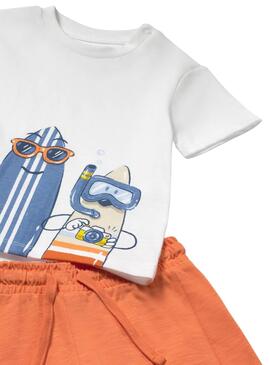 Set Mayoral  Tablas Surf Orange für Babys
