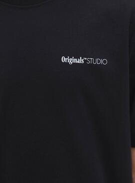 T-Shirt Name It Varenna Painted schwarz für Jungen