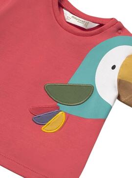 T-Shirt Mayoral Grapefruit Rot für Baby