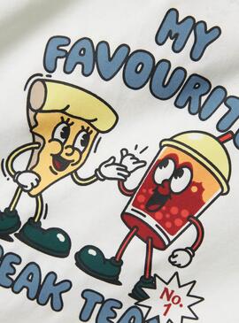 T-shirt Name It David Regular weiß für Jungen