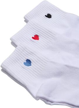Pack 3 Socken Pieces Mova weiß für Frauen