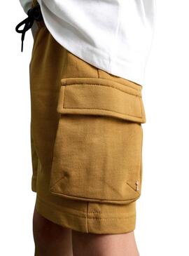 Set Mayoral Cargo Bermuda Shorts Weiß Junge