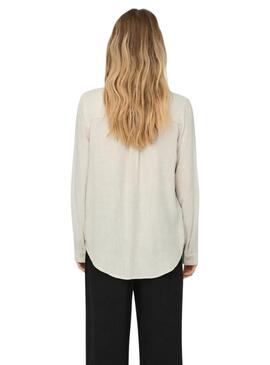 Bluse Only Yasmin Siesta beige für Damen