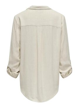 Bluse Only Yasmin Siesta beige für Damen
