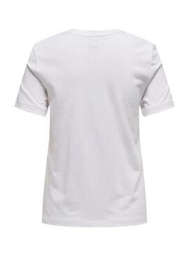 T-Shirt Only Emma Lady Iconic in weiß für Damen