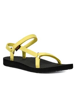 Sandalen Teva Original Universal Slim in Gelb für Frauen.