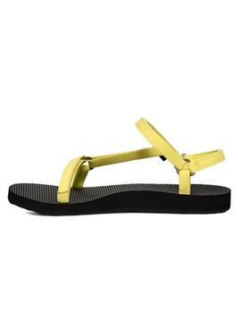 Sandalen Teva Original Universal Slim in Gelb für Frauen.