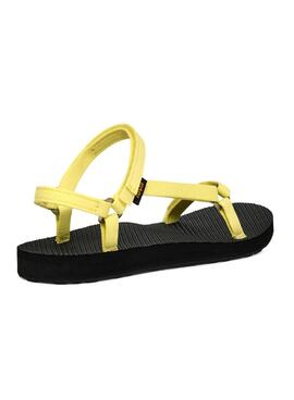 Sandalen Teva Original Universal Slim in Gelb für Frauen.