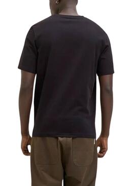 T-Shirt Jack and Jones Verner schwarz für Herren 