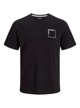 T-Shirt Jack and Jones Verner schwarz für Herren 