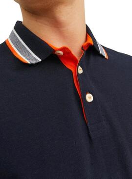 Polo Jack und Jones Paulos Marineblau für Herren