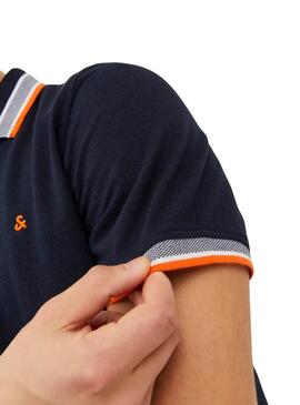 Polo Jack und Jones Paulos Marineblau für Herren