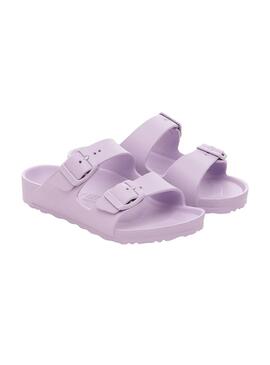 Birkenstock Arizona EVA rosa Mädchen-Sandalen.