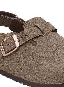 Clogs Birkenstock  Tokio braun für Kinder.