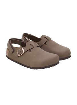 Clogs Birkenstock  Tokio braun für Kinder.