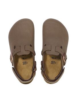 Clogs Birkenstock  Tokio braun für Kinder.