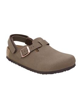 Clogs Birkenstock  Tokio braun für Kinder.