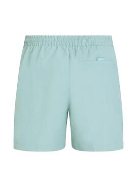 Badehose Calvin Klein Logo-Band Türkis für Herren