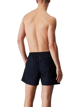 Badehose Calvin Klein Monogramm Marineblau für Männer