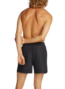 Badehose Calvin Klein Frontlogo Schwarz für Männer