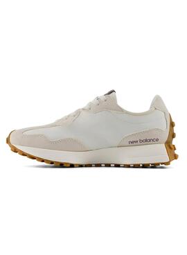 Sneakers New Balance 327 beige und lila für Frauen