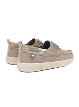 Nautisch Walkin Pitas Maui Flachs beige für Männer
