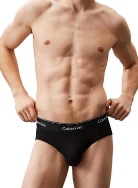 Pack 3 Slips Calvin Klein Icon  Schwarz für Männer